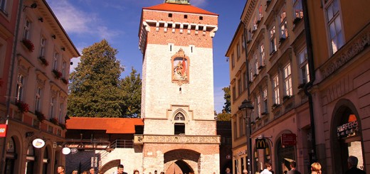 View of Florian Gate from Florianska Street