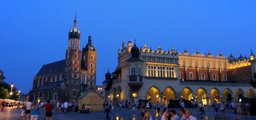 Krakow market Square 3 full of life at night by Hannah Bialic for Absolute Tours