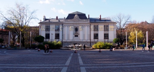 The Palace of Arts on Szczepański Square