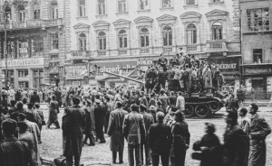 Crowd in Budapest downtown (source: freedomfirst1956)